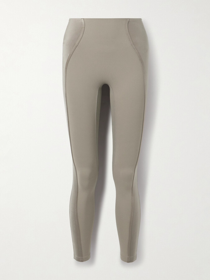 Lululemon Align™ Paneled Stretch-satin Jersey And Nulu™ High-rise Leggings - 25"