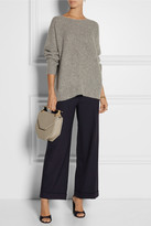 Thumbnail for your product : Tory Burch Fern stretch-wool crepe culottes