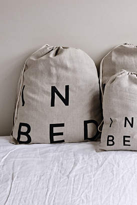 IN BED Linen Duvet Set - Charcoal