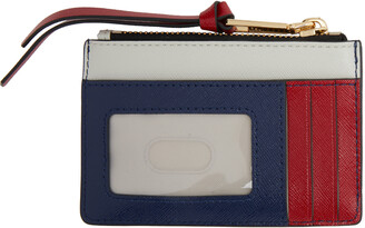 Marc Jacobs Off-White 'The Snapshot' Top Zip Card Holder
