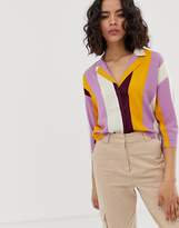 Thumbnail for your product : NATIVE YOUTH revere collar shirt in bold stripe