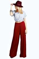 Thumbnail for your product : boohoo Mia Wide Leg Palazzo Trousers