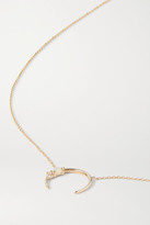 Thumbnail for your product : Sarah & Sebastian Chroma 10-karat Gold, Diamond And Opal Necklace