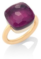 Thumbnail for your product : Pomellato Nudo 8K Rose Gold & Amethyst Large Square Ring