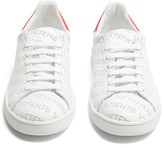 Thumbnail for your product : Vetements Low-top Perforated-leather Trainers - Red White