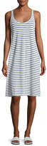 Thumbnail for your product : AG Adriano Goldschmied Avril Striped Linen Tank Dress, Blue