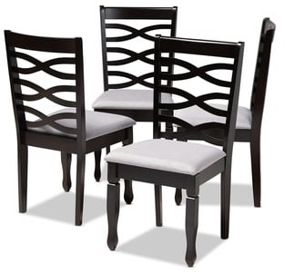 Baxton Studio Modern and Contemporary Dining Chair 4-Piece Set
