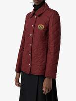 Thumbnail for your product : Burberry Embroidered Crest Diamond Quilted Jacket