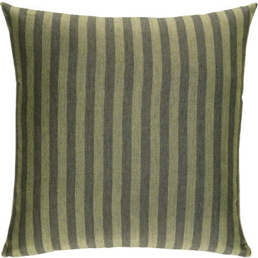 Schumacher Hanson Striped Indoor/Outdoor Reversible Throw Pillow
