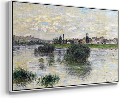 Wexford Home The Seine At Lavacourt 1879 Framed On Canvas Print