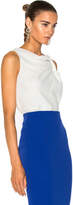 Thumbnail for your product : Victoria Beckham Fluid Cady Sleeveless Knotted Top