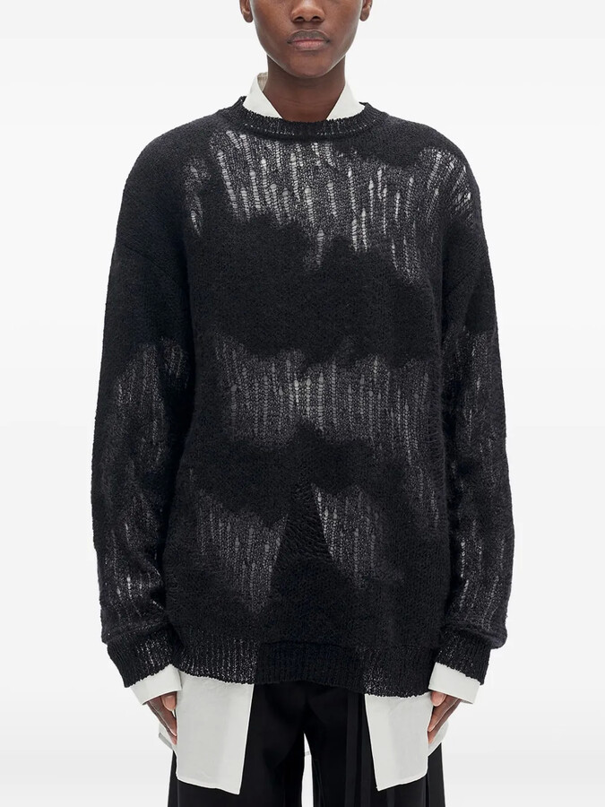 Ann Demeulemeester Lalla brushed sweater