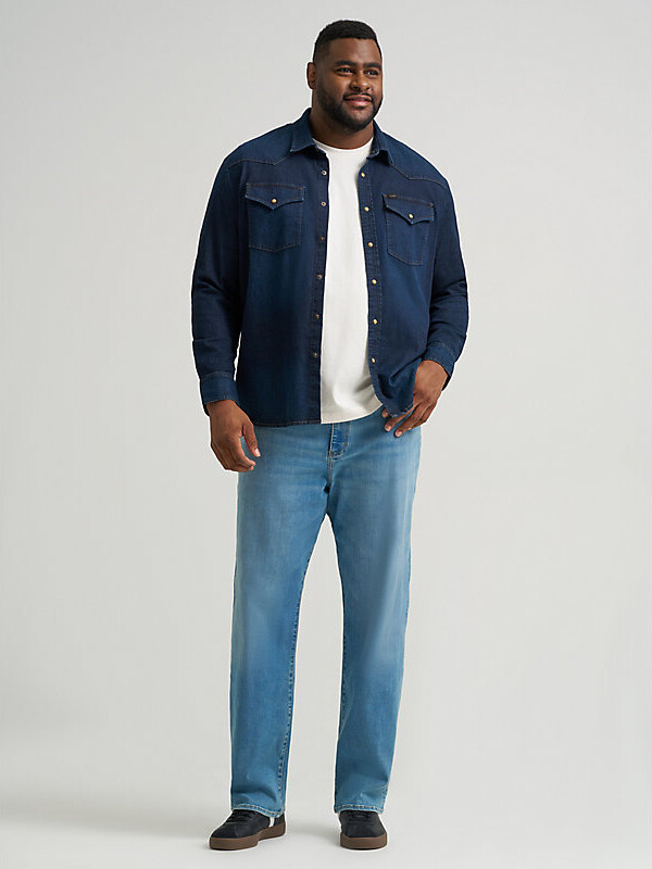 Lee Mens Extreme Motion Loose Jeans Big & Tall