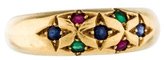 Thumbnail for your product : Chaumet 18K Multistone Domed Ring Band