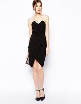 Thumbnail for your product : ASOS TALL Bandeau Wrap Dress