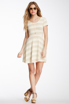 Thumbnail for your product : Romeo & Juliet Couture Metallic Striped Dress