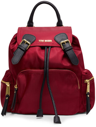 red steve madden backpack
