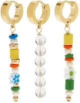 Thumbnail for your product : Eliou Floral Beaded Drop Earrings Set