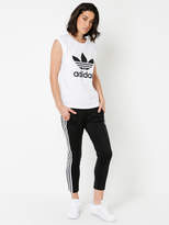 Thumbnail for your product : adidas Boyfriend Rolled Sleeve Trefoil T-Shirt in White
