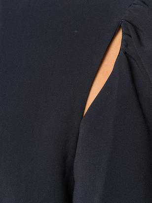 Stella McCartney puffed-sleeve crepe dress