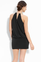 Thumbnail for your product : Laundry by Shelli Segal Jersey Minidress with Metal Halter Neck