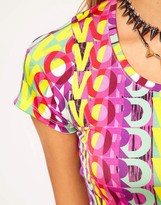 Thumbnail for your product : ASOS Martine Rose for All Over Word Crop Tee
