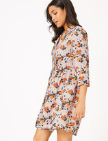 Thumbnail for your product : Marks and Spencer Floral V-Neck Mini Relaxed Dress