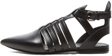 Thumbnail for your product : Proenza Schouler Pointed Toe Leather Flats