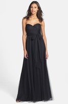 Thumbnail for your product : Jenny Yoo 'Annabelle' Convertible Tulle Column Dress (Regular & Plus Size)
