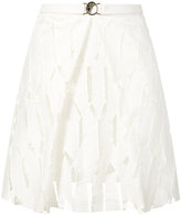 Versace Collection - embroidered skirt - women - coton/Polyamide - 38