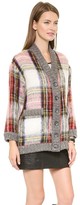 Thumbnail for your product : Sea Oversized Plaid Cardigan