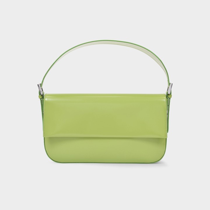 Bzees Manu Bag In Matcha Green Semi Patent Leather - ShopStyle