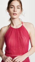 Thumbnail for your product : Marchesa Notte Sleeveless Textured Tulle Tea Length Gown