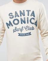 Thumbnail for your product : Esprit Crew Neck Sweatshirt With Santa Monica Print