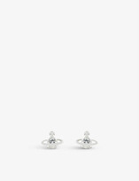Thumbnail for your product : Vivienne Westwood Ladies Crystal and Rhodium Silver Nano Solitaire Earrings