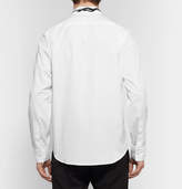 Thumbnail for your product : Givenchy Logo-Embroidered Cotton-Poplin Shirt