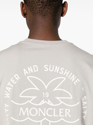 【MONCLER】EMBROIDERED SURF MOTIF SWEATSHIRT トレーナー MONCLER】EMBROIDERED SURF MOTIF SWEATSHIRT トレーナー