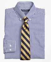 Thumbnail for your product : Brooks Brothers Boys Non-Iron Supima Cotton Broadcloth Bengal Stripe Dress Shirt