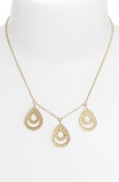 Thumbnail for your product : Anna Beck 'Gili' Cutout 3-Drop Frontal Necklace