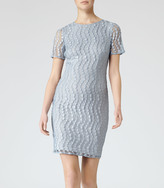 Thumbnail for your product : Reiss Amelie TEXTURED MESH DRESS