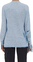 Thumbnail for your product : Greg Lauren Women's Waterfall Linen-Cotton Tuxedo Shirt