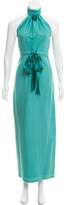 Thumbnail for your product : Carolina Herrera Silk-Blend Dress