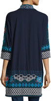 Thumbnail for your product : Johnny Was Tansy Duster Embroidered Cardigan