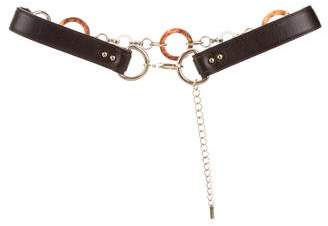 Dolce & Gabbana Leather Embellished Belt
