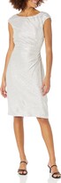 Thumbnail for your product : Anne Klein Women's Cap Sleeve Side Ruched Dress