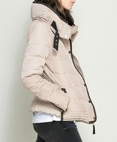Thumbnail for your product : ChicNova Stand Fur Collar Zipped Down Coat
