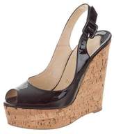Thumbnail for your product : Christian Louboutin Une Plume Slingback Wedges