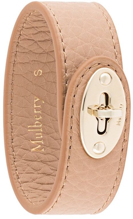 mulberry bayswater leather bracelet