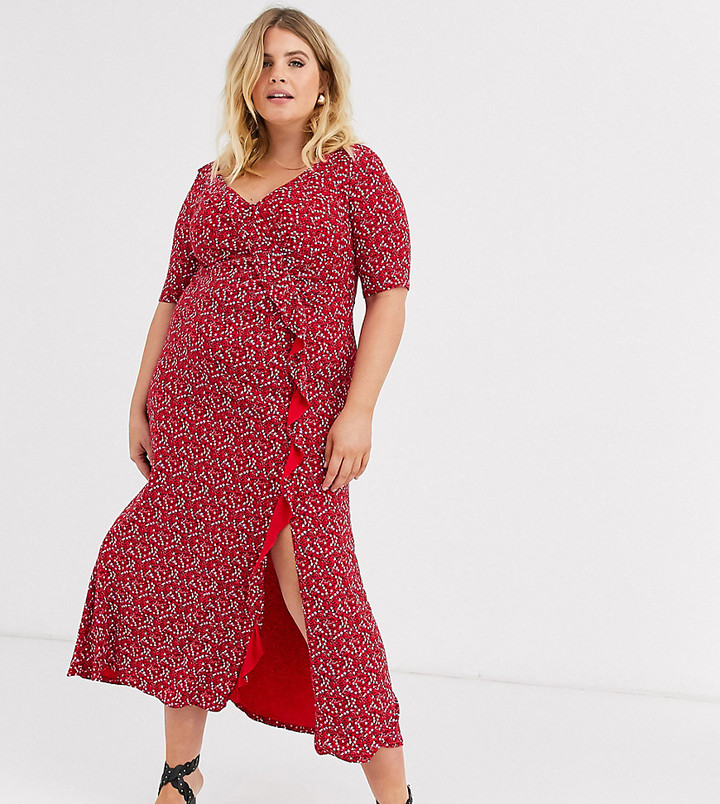 asos curve long dresses