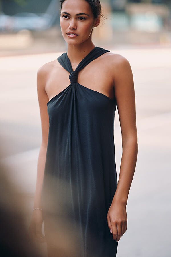 Nation Los Angeles Willia Knotted Midi Dress